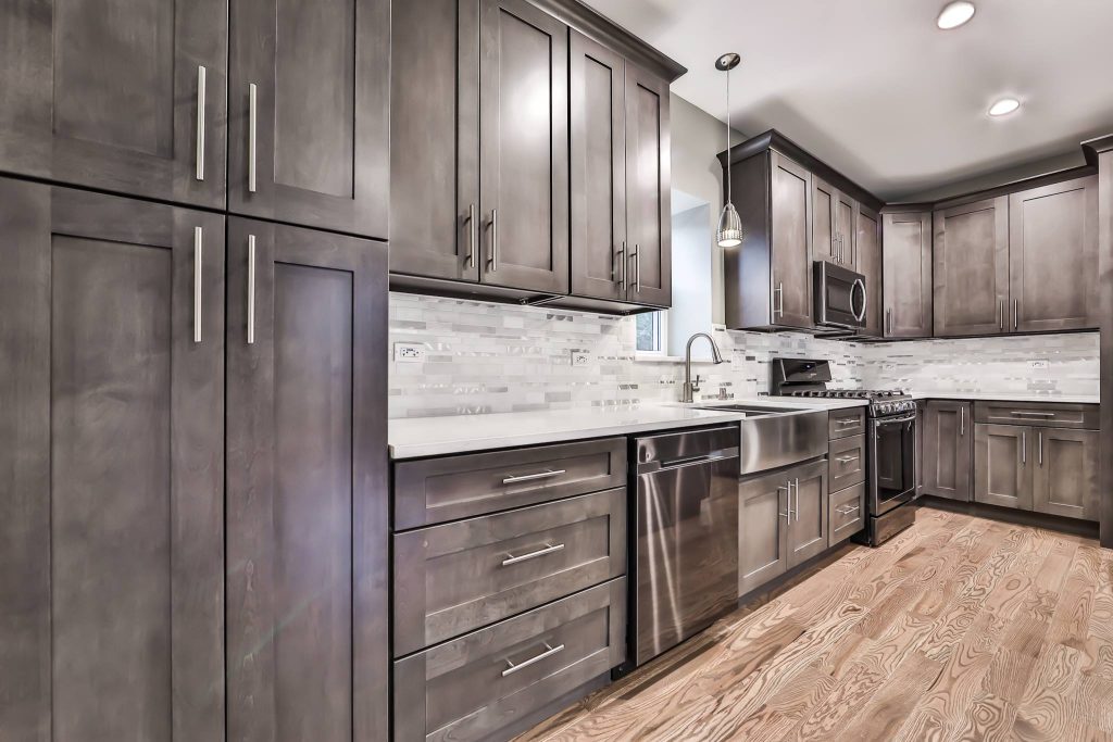 Dark Grey Kitchen Cabinets - Image 3