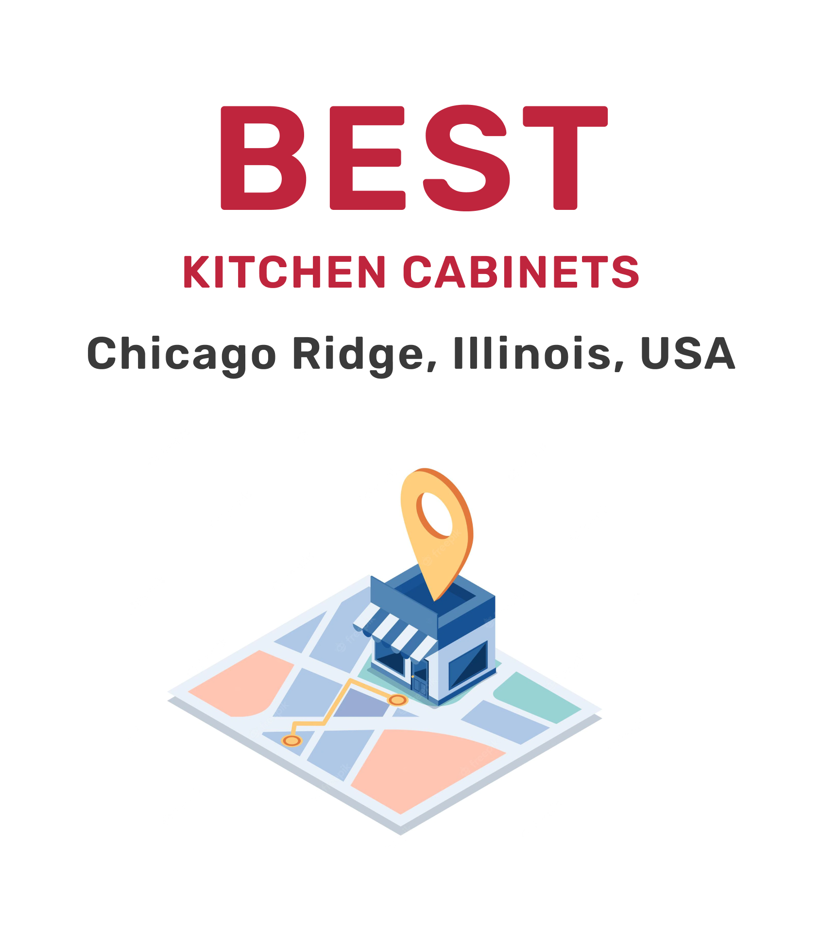A photo of a kitchen in Chicago Ridge, Illinois, as seen on Google Maps.