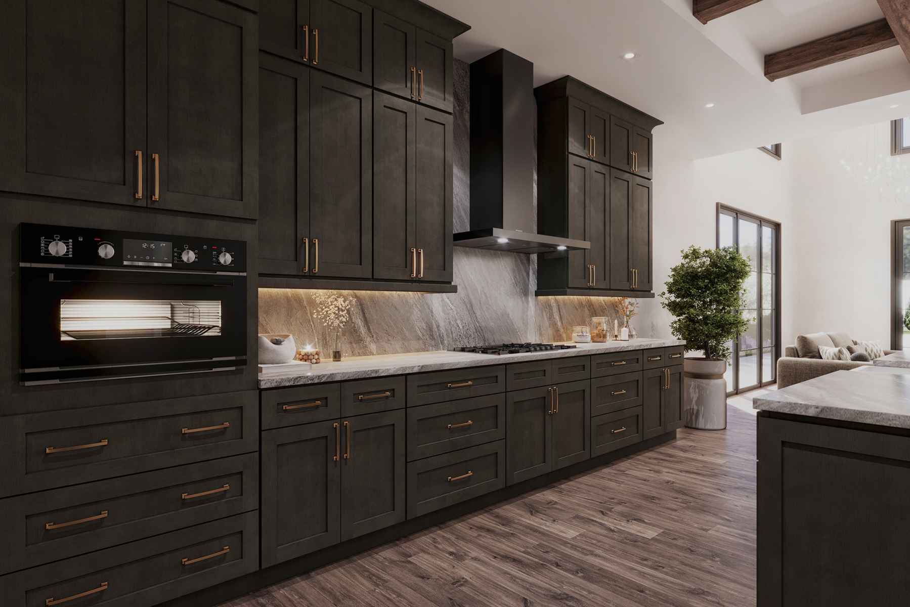 Shaker Charcoal Cabinets - Image 2