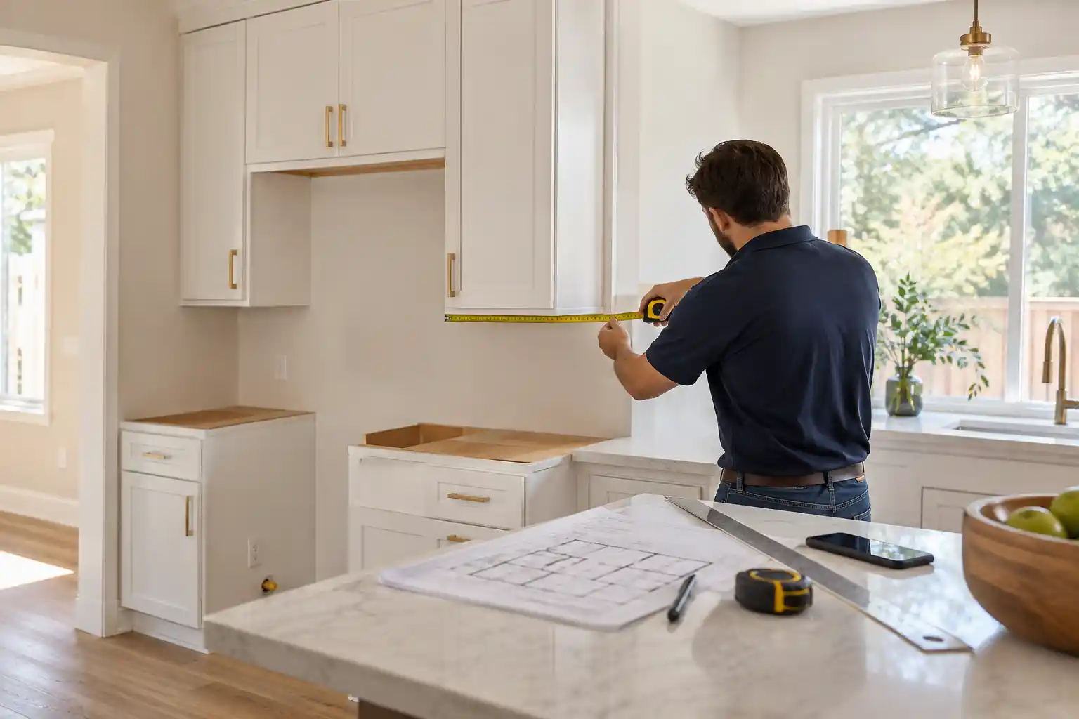 Measure the Overall Length of Each Wall