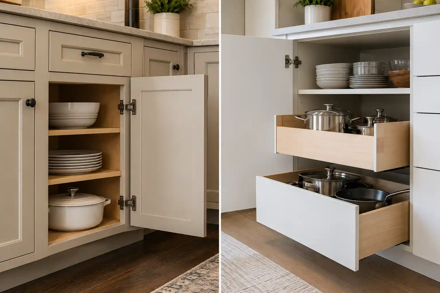 What Are the Main Differences Between Framed and Frameless Cabinets